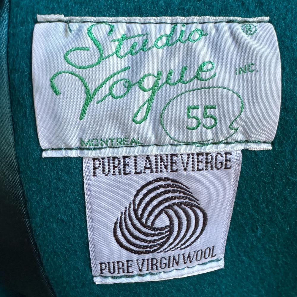 VINTAGE Wool Winter Jacket - Picture 6 of 7